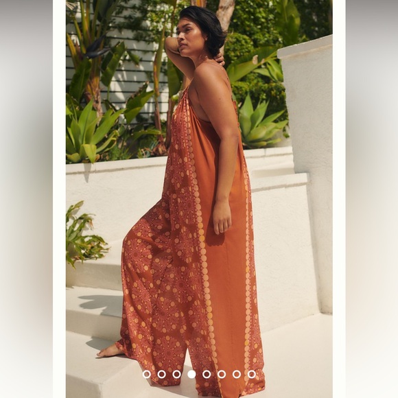 Anthropologie The Malika Wide Leg Jumpsuit - Picture 7 of 7